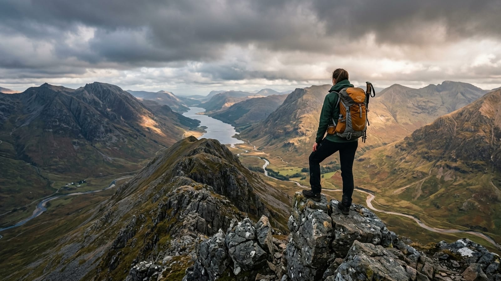 Scottish Highland ridge walk with sweeping glen views — best hikes in Scotland